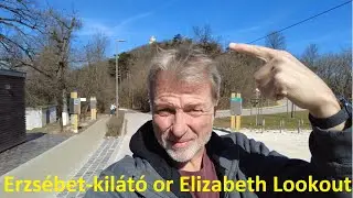 Erzs&eacute;bet kil&aacute;t&oacute; or Elizabeth Lookout.  Top of the Mountain!  - Budapest Hungary - ECTV