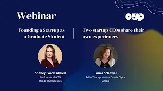 Founding a Startup as a Graduate Students - Two Startup CEOs Share Their Own Experience