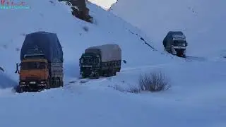 راه های سخت و دشوار زمستانی برای موتور وانان.