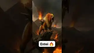 Real life Entei Raikou and Suicune - Legendary  #pokemon #anime #ai #entei #raikou #suicune