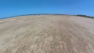 Whiteford Sands on a warm summer's day