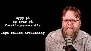Oppgava - Diskusjon