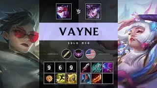 Vayne Mid vs Syndra - NA Master Patch 25.09