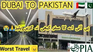 UAE To Pakistan Flight | PIA Economy Class | PIA  Travel Vlog | Dubai To Pakistan