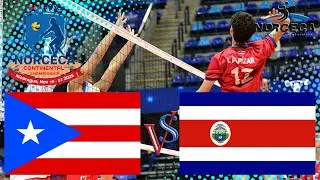 🇵🇷 Puerto Rico vs Costa Rica 🇨🇷 Campeonato Continental NORCECA U17 Masculino 2025