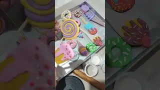 Candyland theme cake toppers