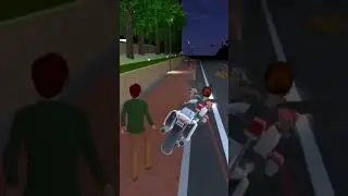 sakura devil ride bike fast #sakuraschoolsimulator #sakuraschoolsimulatorindonesia