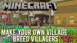 How to Make your own Village and Breed Villagers in Survival