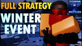 FULL STRATEGY Tower Battles Winter Event 2022! (ft. OsterDog) Tower Defense, Harpoon Hunter.  Roblox