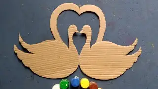 Wall hanging craft ideas/ Cardboard  wall hanging #cardboardcraft #diy #craft #craftideas #homedecor