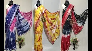 New Arrival Cotton Salab Shibori Sarees Collection For Best Price || Linen Shibori Saree Collections