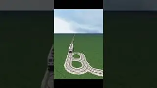 Funny Dangerous Train Crossing On Extreme Tracks 😱🔥 Indian Train Simulator #Shorts