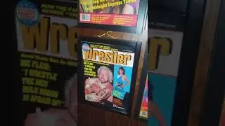 Wrestling Mini-Museum Tour Part #2: Autographed Magazine Display, WWF,NWA,WCW