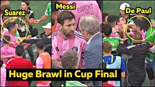 Messi teammates storm into fight as Seattle Sounders celebrate final win vs Inter Miami