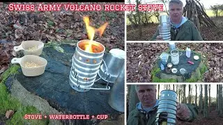 Swiss army rocket stove