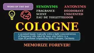 Cologne: The Word for Men's Fragrance 🧴 A Grooming & Fashion Term