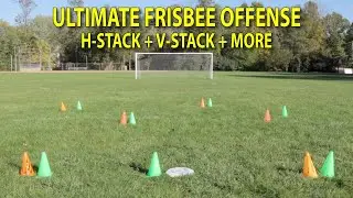Ultimate Frisbee Offense: V-Stack, H-Stack, Cutting Tips & Skills