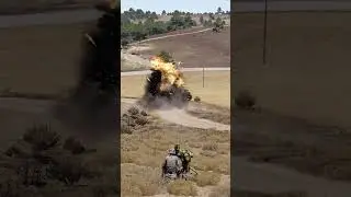 Russian BTR-80A Destroyed by US BGM-71 TOW Missile! | Arma 3