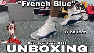 UNBOXING AIR JORDAN 13 &ldquo;French Blue&rdquo; & on feet