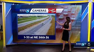 Des Moines traffic: Wet roads out west, dry for metro commuters