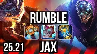 RUMBLE vs JAX (TOP) | 59k DMG, Legendary, 13/6/24 | NA Master | 25.21