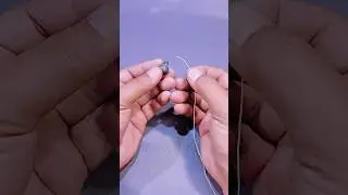 How to tie a sinker to a fishing line #fishing #fishingknots #tutorials #shorts #shortviral