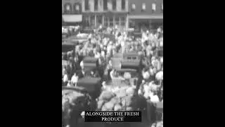 Amazing footage of the Bustling 1930's Old Albany Market, a window into time! 🎥🏛️ #Timecapsule
