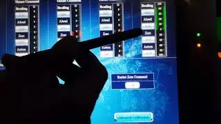 PLC based steering & Thrust control system's HMI setting introduction