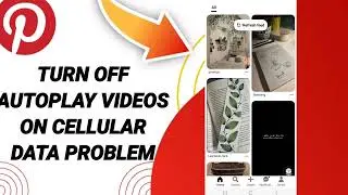 How To Turn Off Autoplay Videos On Cellular Data Problem On Pinterest App