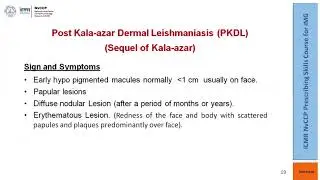 Visceral Leishmaniasis (VL) Post Kala Azar Dermal Leishmaniasis (PKDL)
