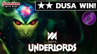 👹 Dota Underlords Top Meta Hunter Heartless With Unstopable Medusa!