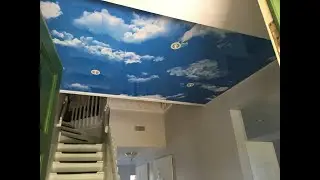 Leds Suspended printed Translucent Ceiling | Stretch Ceiling