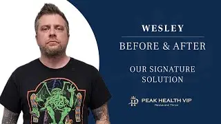 Wesley&rsquo;s Pain Drops from 9 to 6 After Treatment with Peak Health VIP