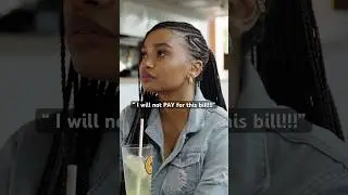 Hope Mbhele and NOT paying the bill on our date!