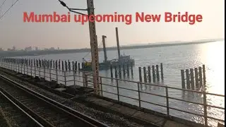 Vasai Creek New Bridge Construction Full view  #construction #infrastructure #development #youtube 
