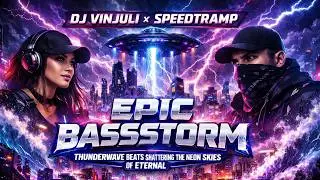 DJ VINJULI X SPEEDTRAMP Epic Bassstorm &ndash; Thunderwave Beats Shattering the Neon Skies of Eternal