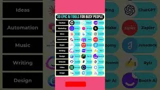 The best 30 AI productivity tools in 2025 || Free AI tools #chatgpt #ai #education #treding