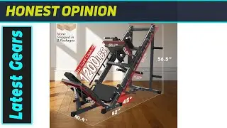 GAOMON Leg Press Hack Squat Combo: The Ultimate Home Gym Powerhouse!