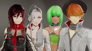 I SPENT 7 HOURS STRAIGHT Making Characters In Code Vein!