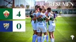 El resumen del Elche CF Femenino 4-0 Málaga CFF | Segunda Federación