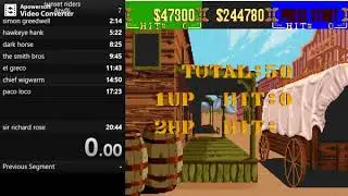 sunset riders any% bob easy in 19 38
