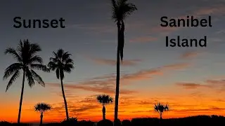 Sunset on Sanibel Island near Compass Point #sanibel #sanibelisland #sunset #seashell #beach