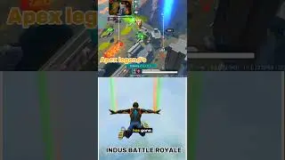 Indus Battle Royale vs Apex legends  #shorts #indusmobile #gaming #newgame #indusmobile