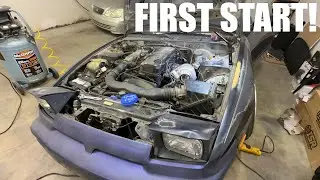 JD's 240sx Ka-t Build... First Start with Turbo!