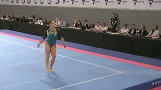 Georgia Godwin (AUS) 2018 Melbourne World Cup Floor Exercise Prelims