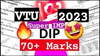DIP M4 Лучший видео-PASS PACK 💯🤩 Sup Imp [+PDF] 🎯2023 Внешние 🔥🔥🔥 7SEM CSE #vtu #2023 #DIP #18CS741