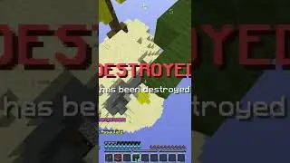 OP BED DESTROYED IN MINECRAFT BEDWARS #minecraft #shorts #gamexaim
