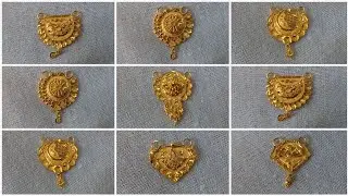 1 Gram Hallmark Gold Pendant Designs With Price || Gold Pendant