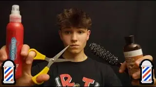 HAIRCUT 💈 and Wash ASMR Roleplay (brush, scissor, mouth)