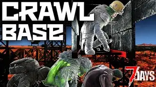 The Easiest Zombie Crawl Melee Horde Base in 7 Days to Die 2.1